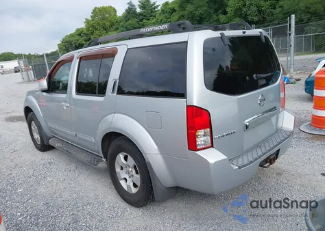 2007 Nissan Pathfinder Se из США, поврежденный, VIN 5N1AR18W67C604911